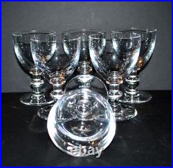 SAINT-LOUIS Lot de 11 Verres à vin TRIANON en cristal uni 2e choix H12cm