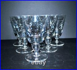 SAINT-LOUIS Lot de 6 Verres à vin Jersey en cristal 2e choix H13cm