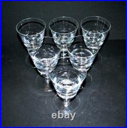 SAINT-LOUIS Lot de 6 Verres à vin Jersey en cristal 2e choix H13cm