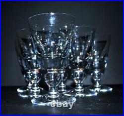 SAINT-LOUIS Lot de 6 Verres à vin Jersey en cristal 2e choix H13cm