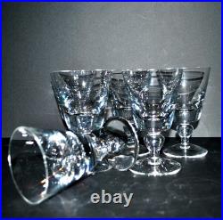SAINT-LOUIS Lot de 6 Verres à vin Jersey en cristal 2e choix H13cm