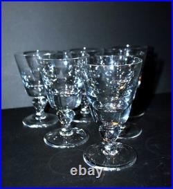 SAINT-LOUIS Lot de 6 Verres à vin Jersey en cristal 2e choix H13cm