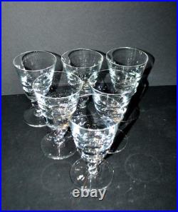 SAINT-LOUIS Lot de 6 Verres à vin Jersey en cristal 2e choix H13cm