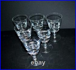 SAINT-LOUIS Lot de 6 Verres à vin Jersey en cristal 2e choix H13cm