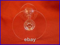 SAINT LOUIS, SAPHO, SERIE DE 5 VERRES A EAU EN CRISTAL GRAVE, FIN XIX-DEBUT XXème