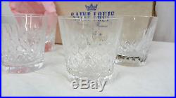SAINT LOUIS Service 6 Verres WHISKY Cristal Boite Origine Whiskey glass noel J