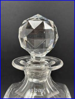 SAINT LOUIS Superbe Carafe en Cristal Gravé et Taillé Whisky