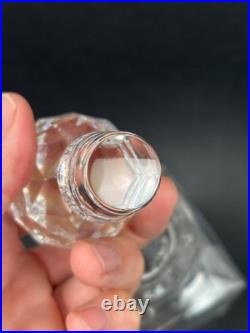 SAINT LOUIS Superbe Carafe en Cristal Gravé et Taillé Whisky