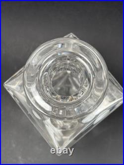 SAINT LOUIS Superbe Carafe en Cristal Gravé et Taillé Whisky