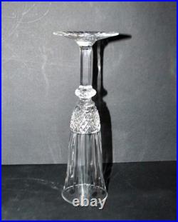 SAINT-LOUIS TOMMY x6 Flûtes champagne en cristal taillé diamant signé H18.5