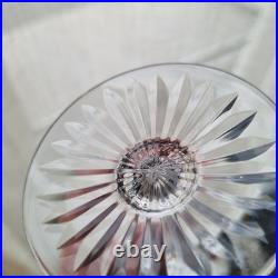 SAINT LOUIS Tommy Signé 3 Verres Vin Rouge Blanc Liqueur Cristal Taillé