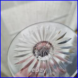SAINT LOUIS Tommy Signé 3 Verres Vin Rouge Blanc Liqueur Cristal Taillé