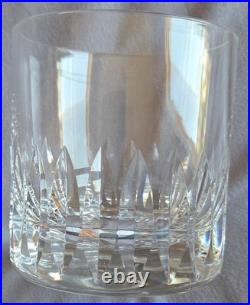 SAINT LOUIS de 1 à 9 verre à whisky cristal taillé modèle DEAUVILLE H = 9 cm SAINT LOUIS de 1 à 9 verre à whisky cristal taillé modèle DEAUVILLE H = 9 cm