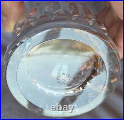 SAINT LOUIS de 1 à 9 verre à whisky cristal taillé modèle DEAUVILLE H = 9 cm