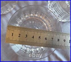 SAINT LOUIS de 1 à 9 verre à whisky cristal taillé modèle DEAUVILLE H = 9 cm