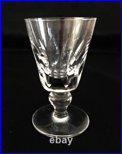 SAINT LOUIS modèle JERSEY 5 VERRES en CRISTAL TAILLE 5 SUPERBE