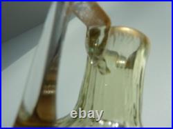 SERVICE DE NUIT en cristal teinté vert BACCARAT / DAUM / ST LOUIS /ST DENIS