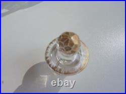 SERVICE DE NUIT en cristal teinté vert BACCARAT / DAUM / ST LOUIS /ST DENIS