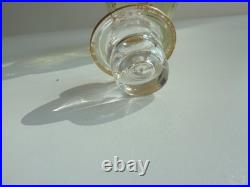 SERVICE DE NUIT en cristal teinté vert BACCARAT / DAUM / ST LOUIS /ST DENIS