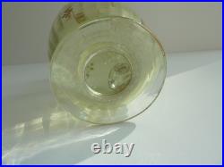 SERVICE DE NUIT en cristal teinté vert BACCARAT / DAUM / ST LOUIS /ST DENIS