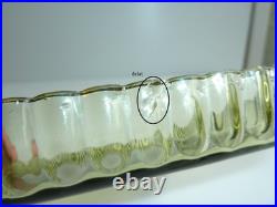 SERVICE DE NUIT en cristal teinté vert BACCARAT / DAUM / ST LOUIS /ST DENIS