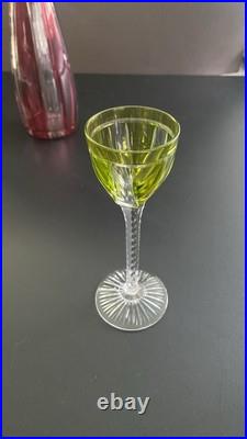 ST1 Cristal De Saint Louis, Service à Porto 6 Verres + Carafe État Impeccable ST1 Cristal De Saint Louis, Service à Porto 6 Verres + Carafe État Impeccable