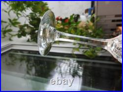 ST LOUIS 5 anciens verres de table en cristal taille modèle MASSENET h. 13,3