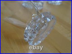 ST LOUIS 6 ANCIENS VERRES A APERITIF CRISTAL MODELE DIAMANTS 1930 ht 7,5 cm ST LOUIS 6 ANCIENS VERRES A APERITIF CRISTAL MODELE DIAMANTS 1930 ht 7,5 cm