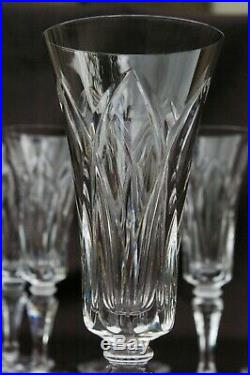 ST LOUIS 6 Flûtes à Champagne en cristal taillé modèle CAMARGUE H 18,5cm