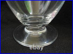 ST LOUIS, CARAFE EN CRISTAL GRAVE, MODELE MADRID, EPOQUE DEBUT XXème