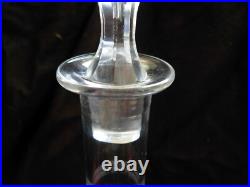 ST LOUIS, CARAFE EN CRISTAL GRAVE, MODELE MADRID, EPOQUE DEBUT XXème