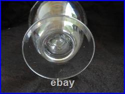 ST LOUIS, CARAFE EN CRISTAL GRAVE, MODELE MADRID, EPOQUE DEBUT XXème