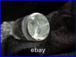 ST LOUIS, CARAFE EN CRISTAL GRAVE, MODELE MADRID, EPOQUE DEBUT XXème