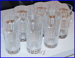SUBLIME SERIE des 6 verres a orangeade ou degestifs en cristal de ST. LOUIS TOMMY