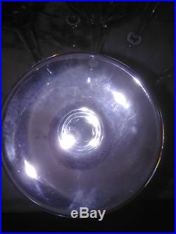 Série de 12 verres eau vin cristal Saint LOUIS modèle Chantilly de couleur