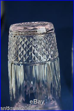 Série de 4 chopes n°2 verres à orangeade cristal Saint Louis Tommy forme rare