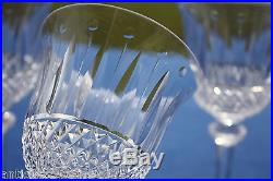 Série de 6 verres à eau n°2 18 cm en cristal taillé de Saint Louis Tommy