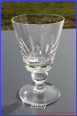 Série de 6 verres à vin de Bourgogne cristal de Saint Louis modèle Jersey 13 cm