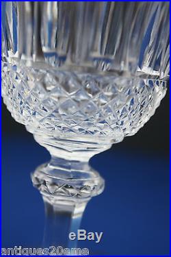 Série de 6 verres à vin n°4 en cristal taillé de Saint Louis modèle Tommy 15 cm