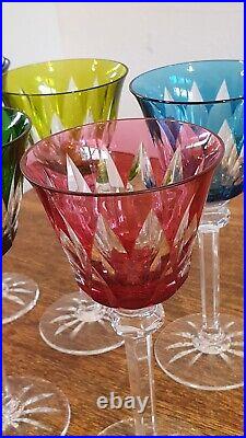 Saint Louis 12 verres à vin en cristal Modèle Roemer Lorraine / 19,7cm Ø 9 cm