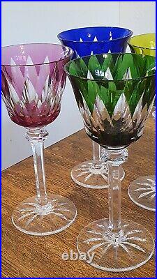 Saint Louis 12 verres à vin en cristal Modèle Roemer Lorraine / 19,7cm Ø 9 cm