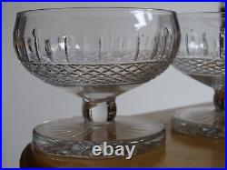 Saint Louis 3 Anciennes Coupes A Champagne Cristal Tailler Decor Style Tommy
