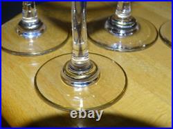 Saint Louis 4 Anciens Verres A Liqueur Cristal Gravure Gold Dorure Art Nouveau Saint Louis 4 Anciens Verres A Liqueur Cristal Gravure Gold Dorure Art Nouveau