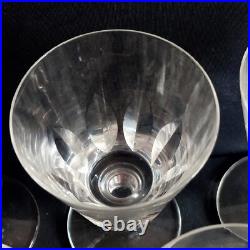 Saint Louis 5 Verres A Eau En Cristal Modele Jersey Paquebot France Haut14.5