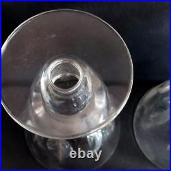 Saint Louis 5 Verres A Eau En Cristal Modele Jersey Paquebot France Haut14.5