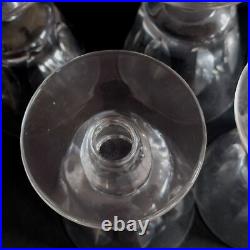 Saint Louis 5 Verres A Eau En Cristal Modele Jersey Paquebot France Haut14.5