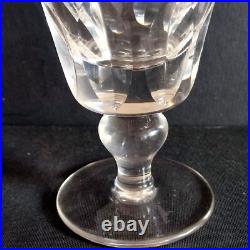 Saint Louis 5 Verres A Eau En Cristal Modele Jersey Paquebot France Haut14.5