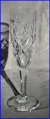 Saint Louis 6 Verres Ou Coupes A Champagne En Cristal Modele Chantilly H=19cm
