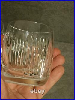 Saint Louis, 6 Verres à whisky en Cristal Taillé (prix pour 2 Verres)
