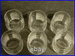 Saint Louis, 6 Verres à whisky en Cristal Taillé (prix pour 2 Verres)